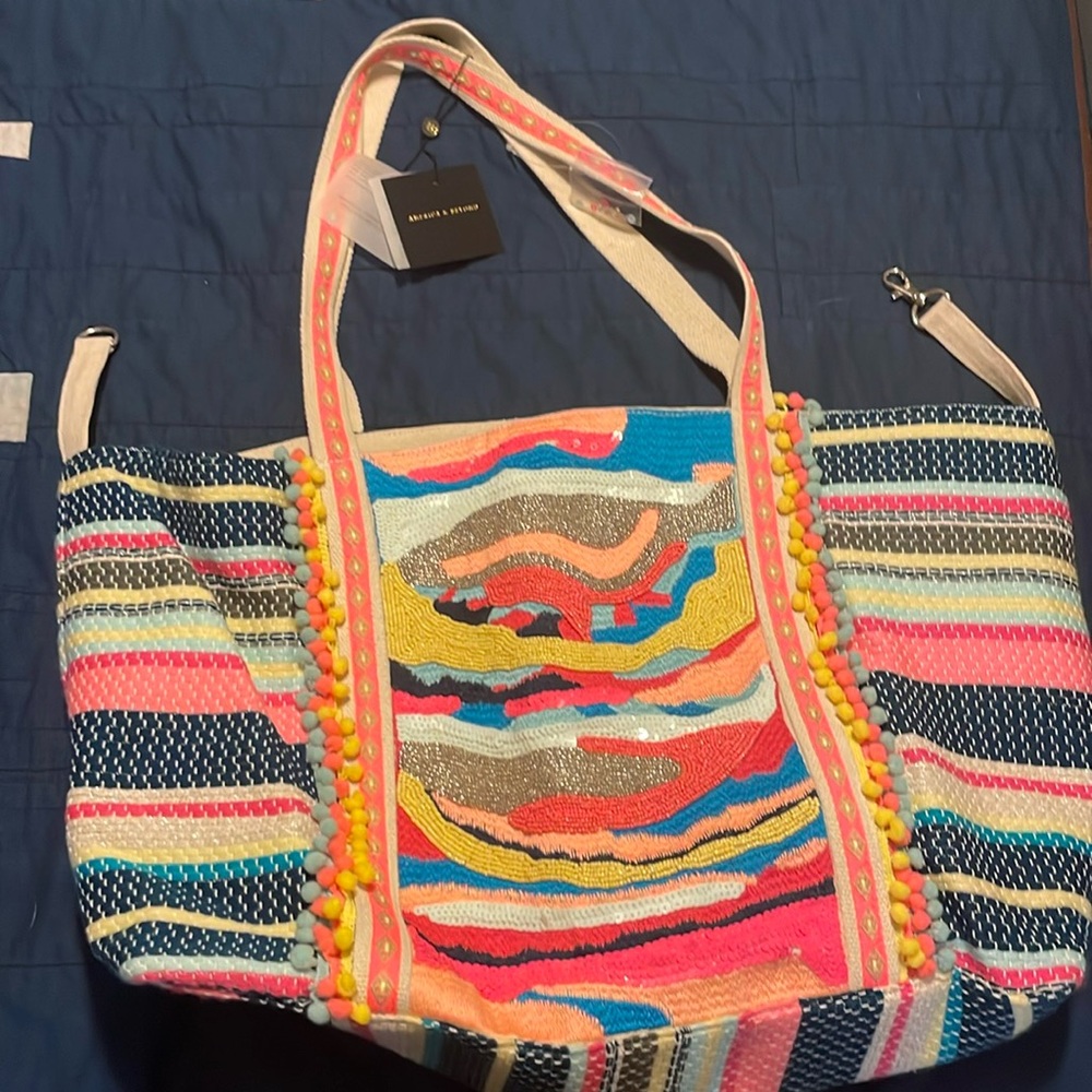 American and Beyond Handwoven Tote